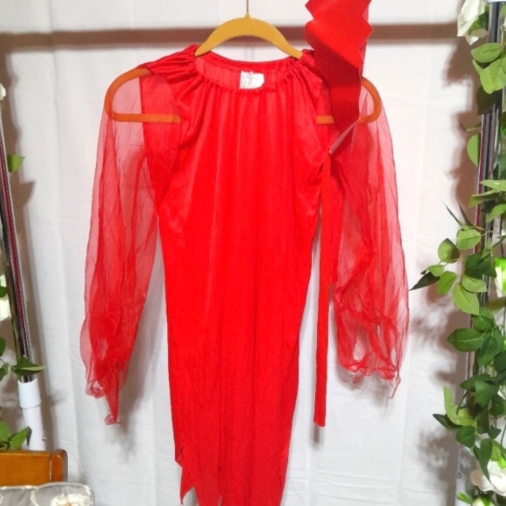 Kids Red Dress Costume
